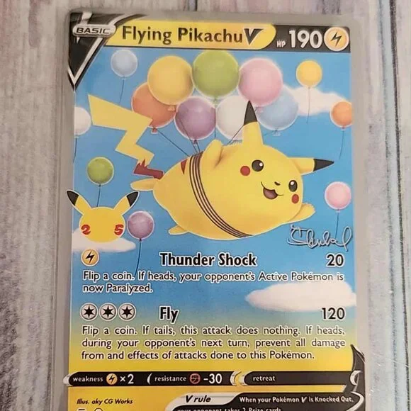 Pokemon Card Flying Pikachu V World Championship - Picture 3 of 4